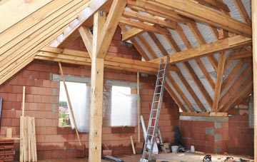Oldways End attic trusses